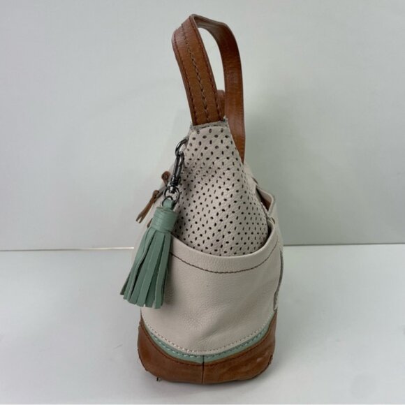 The Sak Off-White Leather Hobo Shoulder Bag‎ - Picture 4 of 16